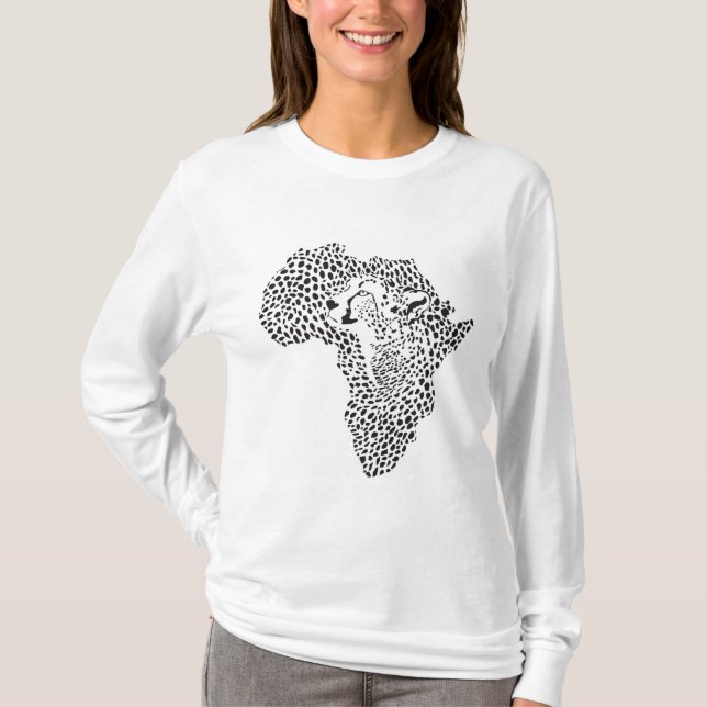 T-tröja med den original- designen av afrikan - t shirt (Framsida)