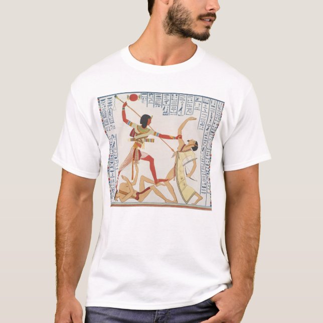 T-tröja med en egyptisk illustration t shirt (Framsida)