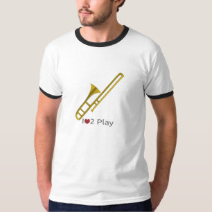 T-tröja med illustrationen av en trombone tröja