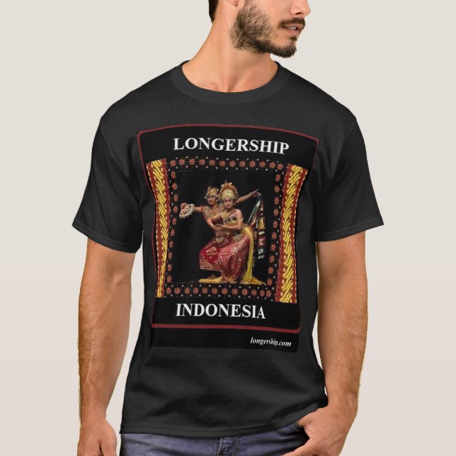 T-tröja med indonesiskt motiv t shirt (Framsida)