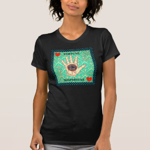 T-tröja med original- konst vid "Stjärna-Korsad " T Shirt