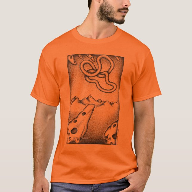 T-tröja - millenium - orange - Janice Yudell T-shirt (Framsida)
