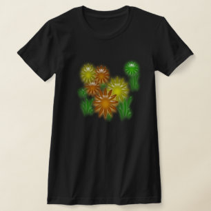 T-tröja - neon blommar (drk endast) tee shirt