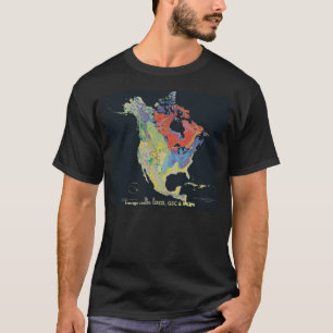 T-tröja/norr - amerikankontinent t-shirt