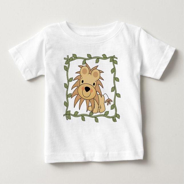 T-tröja och gåvor för baby lejona t-shirt (Framsida)