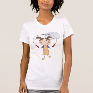 T-tröja och gåvor för flickabanhoppningrep t shirt