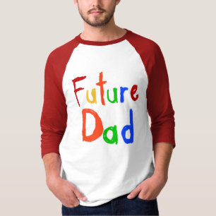T-tröja och gåvor för pappa för ungetext framt t-shirt