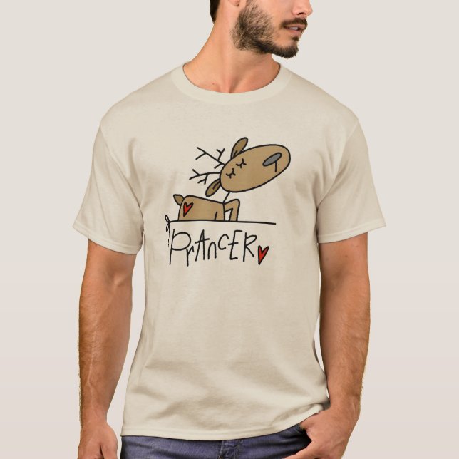T-tröja och gåvor för Prancer renjul Tröja (Framsida)