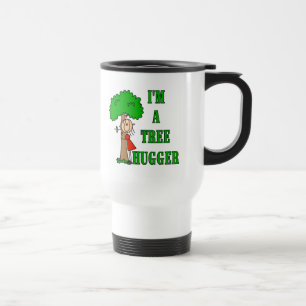 T-tröja och gåvor för stick figur tree hugger resemugg