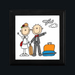 T-tröja och gåvor för stick smyckeskrin<br><div class="desc">T-tröja för stick figurbröllopperson på bröllopsresa,  muggar,  kort,  klistermärkear,  magneter,  tote bags,  minnessaker,  keychains,  bordstabletter,  limbindningar,  och presentera en stick figurbrud och brudgum som går ombord på deras bröllopsresa,  når det har att gifta sig!</div>