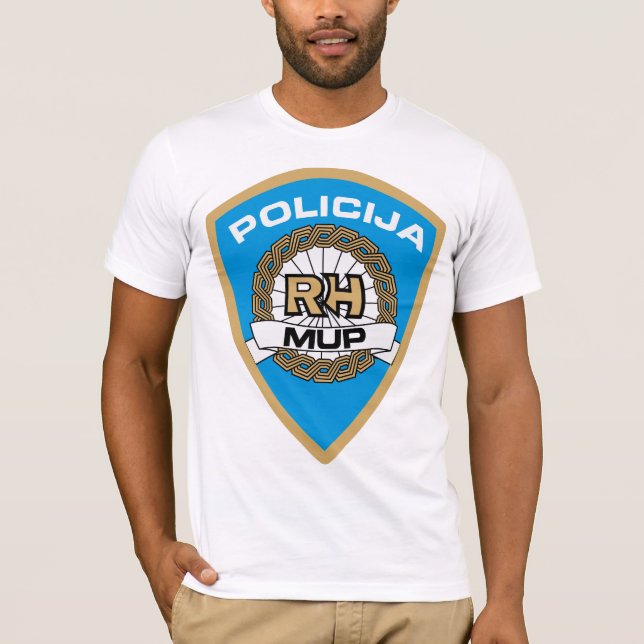 T-tröja - Policija timme Tee Shirt (Framsida)