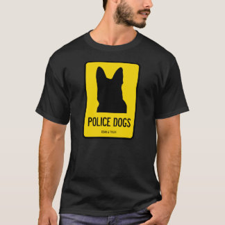 T-tröja "polis förföljer" 2-Sided Tee Shirt