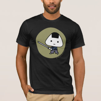 T-tröja - Riceball Samurai - guldbaksida T Shirt