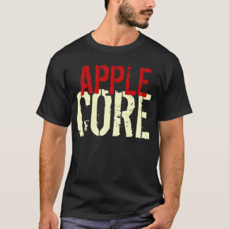 T-tröja roliga Apple kärnar ur anpassadeplagget T-shirt