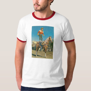 T-tröja ROY ROGERS startar den hästtrickranchen Tee
