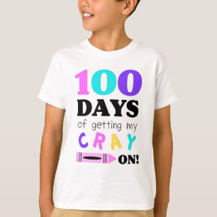 T-tröja som firar 100 dagar av dagiset t-shirt