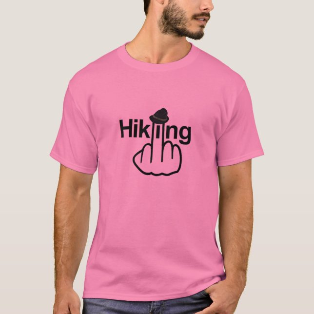 T-tröja som fotvandrar Flip Tee (Framsida)