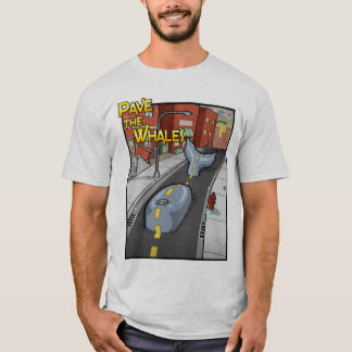 T-tröja "stenlägga för valen" tee