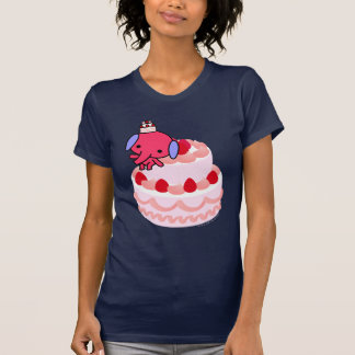 T-tröja - tårtaelefant - stor tårta t shirt