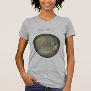 T-tröja - vildhästar i gult t shirt