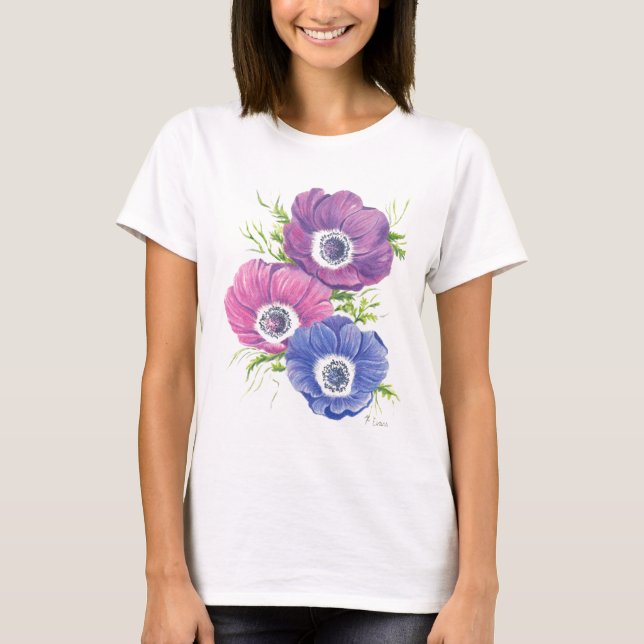 T-tröjaanemoner Tee (Framsida)