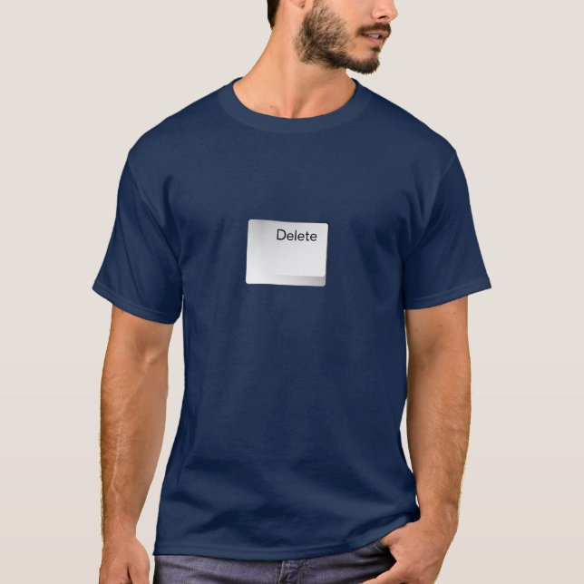 T-tröjaborttagnings knäppas tee (Framsida)
