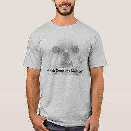 T-tröjahundBryssel Griffon ögon T-shirt