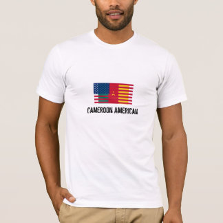 T-tröjaKamerunAmerika flagga Tröja