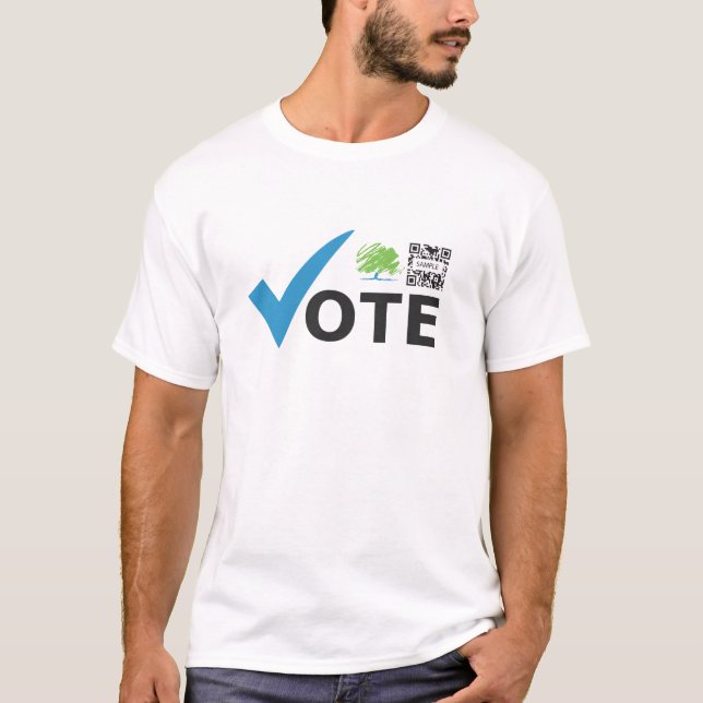 T-tröjamalldet konservativa partiet i tee (Framsida)