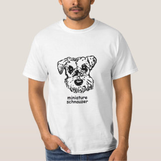 T-tröjaminiatyrSchnauzer T-shirt