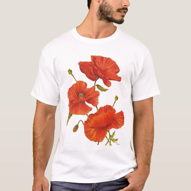 T-tröjavallmor Tee (Framsida)