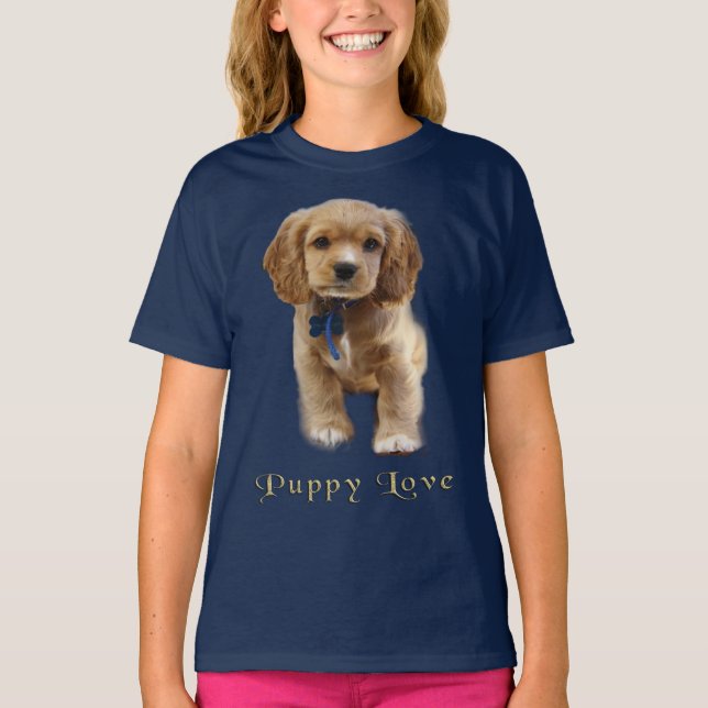 T-tröjor av marionettformat hund t shirt (Framsida)