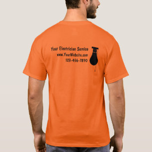T-tröjor för elservering tee shirt