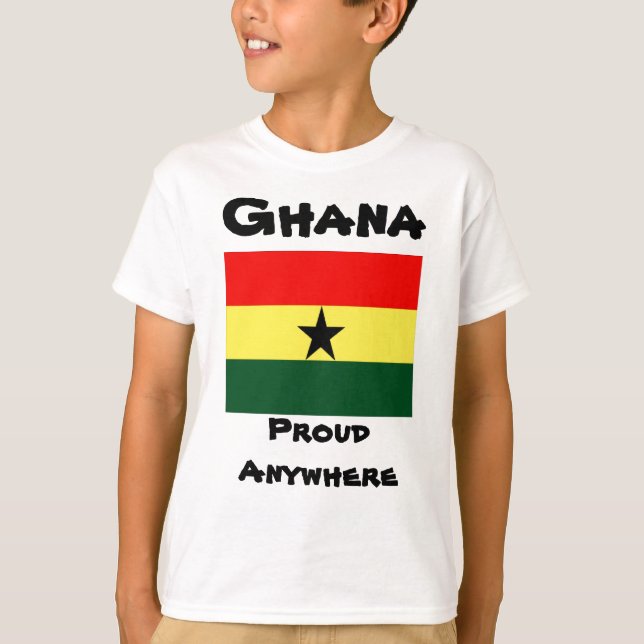 T-tröjor för Ghana-barn T Shirt (Framsida)
