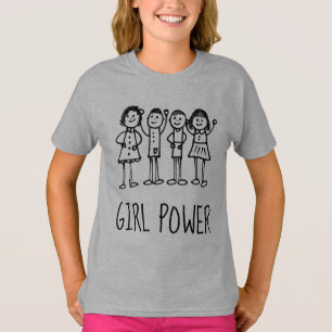 T-tröjor för GIRL POWER Girls T Shirt