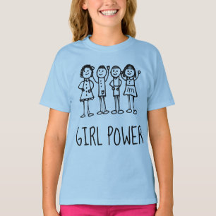 T-tröjor för GIRL POWER Girls T Shirt