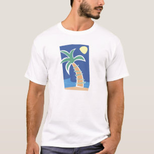 T-tröjor från Tropical Handflatan Träd Tröja