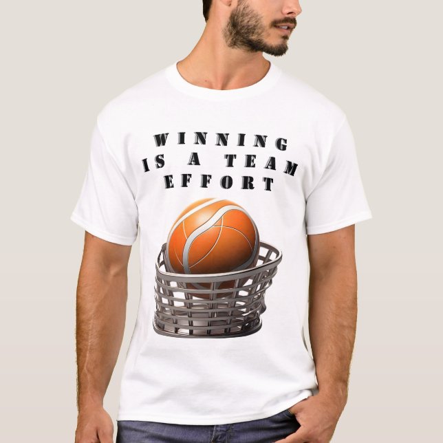 T-tröjor med formgivning i basket boll t shirt (Framsida)