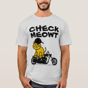 T-tröjor med överkant av BIKER, motorcykel T Shirt
