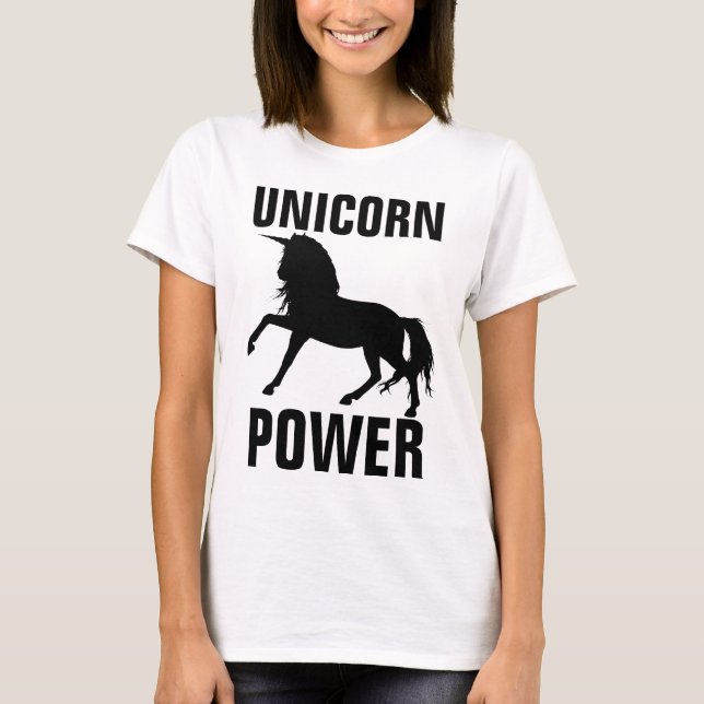 T-tröjor med UNICORN POWER Tee (Framsida)