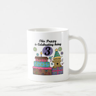 T-tröjor och gåvor från 3:e födelsedagen kaffemugg