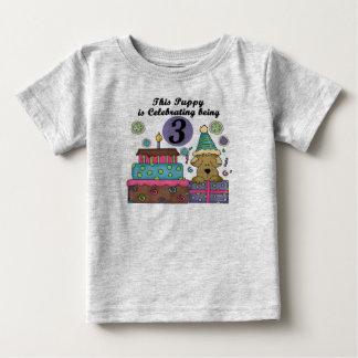 T-tröjor och gåvor från 3:e födelsedagen t-shirt