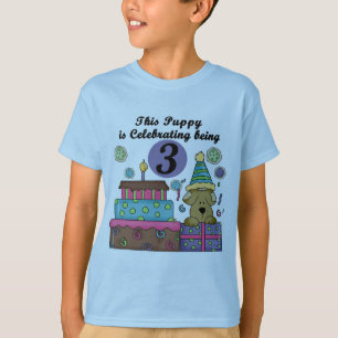 T-tröjor och gåvor från 3:e födelsedagen t-shirt