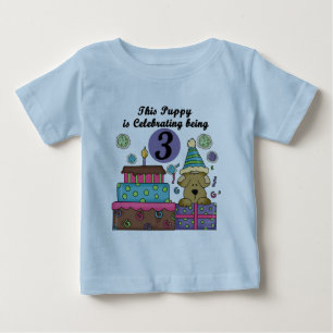 T-tröjor och gåvor från 3:e födelsedagen tee shirt