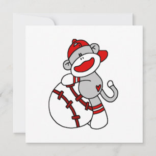 T-tröjor och gåvor från sock monkey Baseball