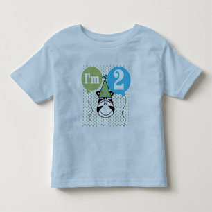 T-tröjor och gåvor från Zebra 2:a födelsedagen T Shirt