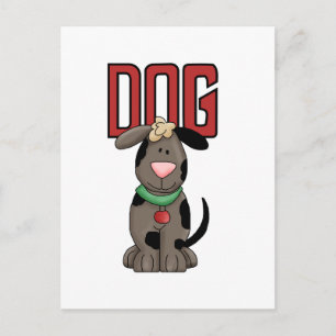 T-tröjor och hund vykort