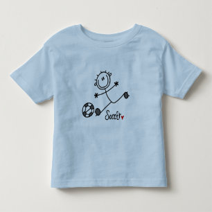 T-tröjor och presenter för fotboll, Stick figur Tee Shirt