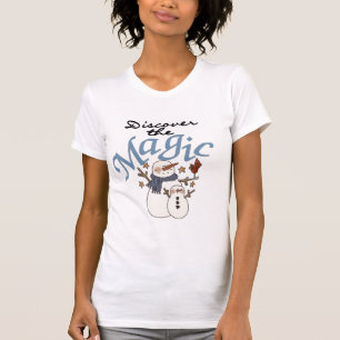 T-tröjor och presenter för snögubbe tee shirt