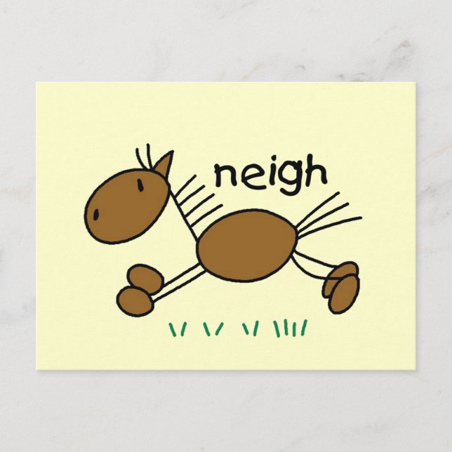 T-tröjor och presenter för stick figur vykort (Framsida)